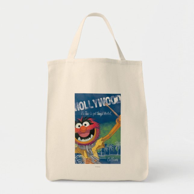 Animal - Hollywood, California Poster Tote Bag (Front)