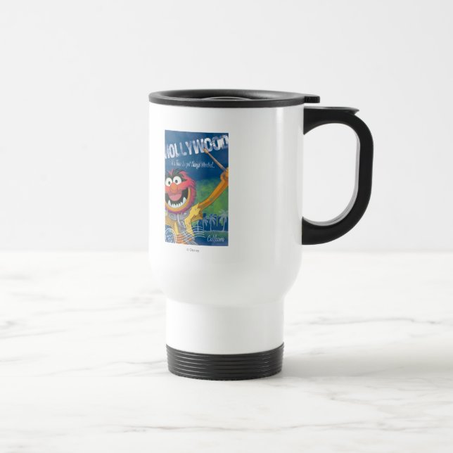 Animal - Hollywood, California Poster Travel Mug (Right)