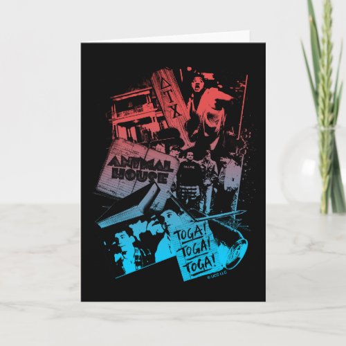 Animal House Collage Card