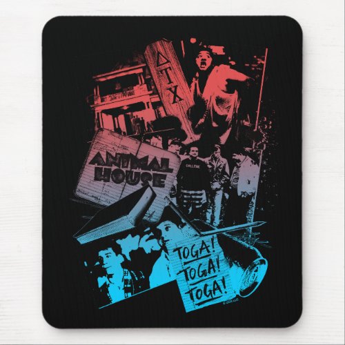 Animal House Collage Mouse Pad