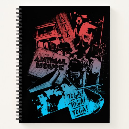 Animal House Collage Notebook