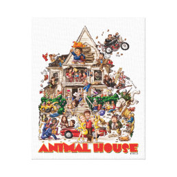 Animal House Delta House Drawing Canvas Print