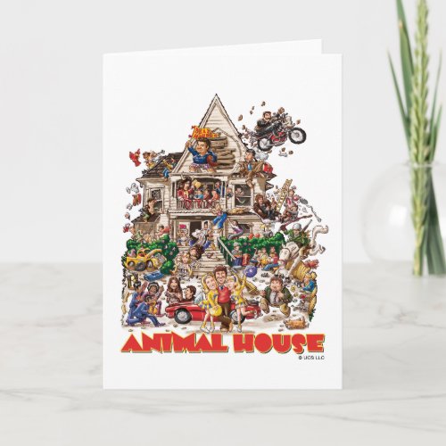 Animal House Delta House Drawing Card