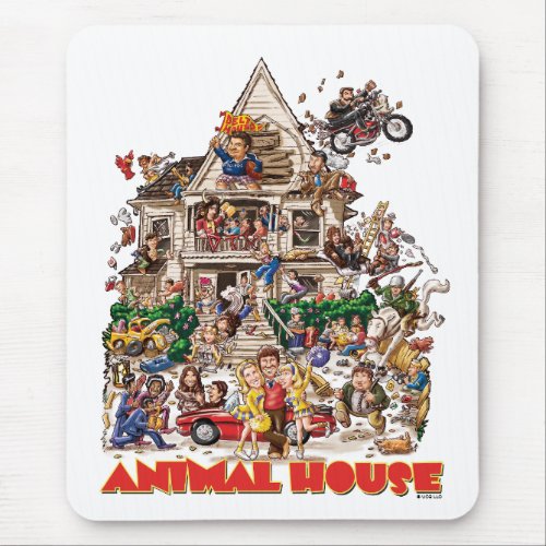 Animal House Delta House Drawing Mouse Pad
