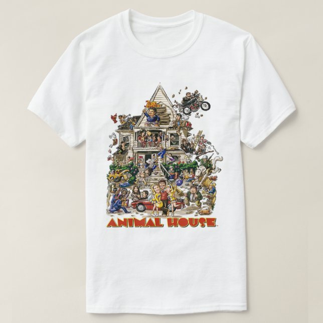 Animal House Delta House Fraternity T-Shirt (Design Front)