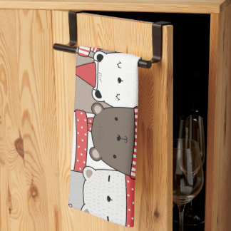 Animal Illustration Kitchen Towel