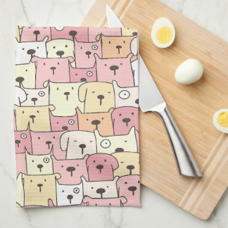 Animal Illustration Kitchen Towel