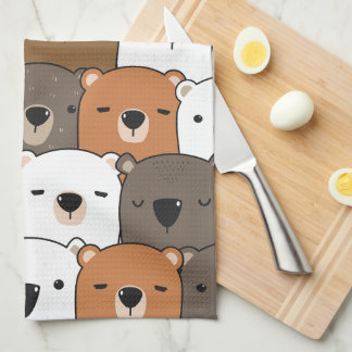 Animal Illustration Kitchen Towel
