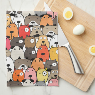Animal Illustration Kitchen Towel