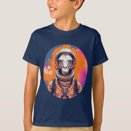 Animal in Space Camel 1 T_Shirt