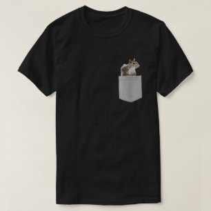 Animal In Your Pocket American Gray Squirrel Long T-Shirt