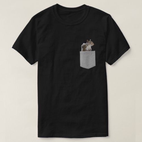 Animal In Your Pocket American Gray Squirrel Long  T_Shirt
