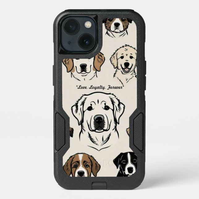 "Animal Instincts" Otterbox iPhone Case (Back)
