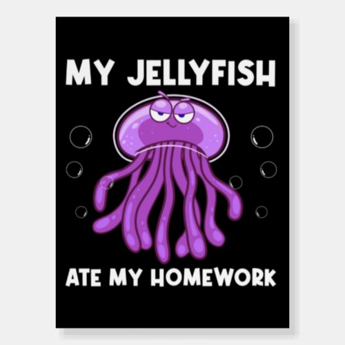 Animal Jellyfish Lover Foam Board