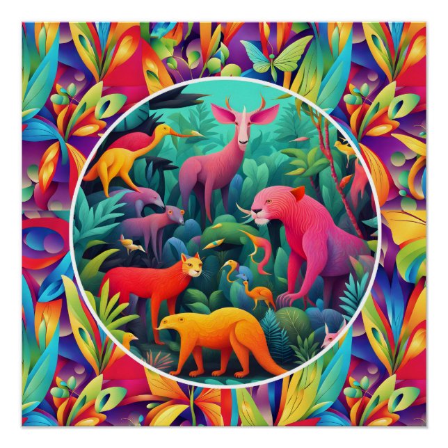 Animal Jungle Poster (Front)