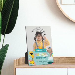 Animal Kid Preschool Photo Graduation Plaque
