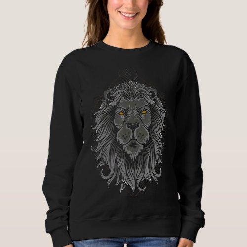 Animal King Animal  Africa Safari Savanna Lion Sweatshirt