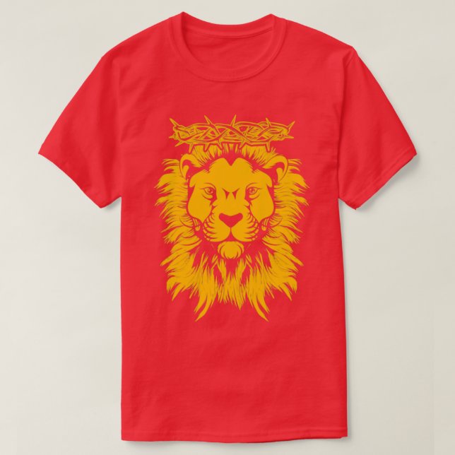 Animal King Lion T-Shirt (Design Front)