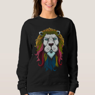 Animal King Savanna Africa Safari Lion Lion Sweatshirt