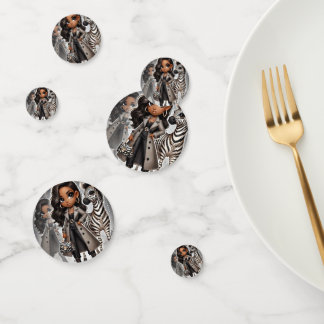 Animal Kingdom Couture Zebra Table Confetti