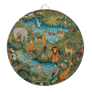 Animal kingdom dart board