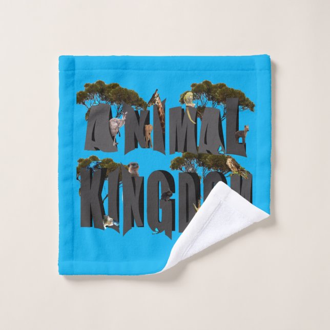 Animal Kingdom Design,  Wash Cloth (Wash Cloth)