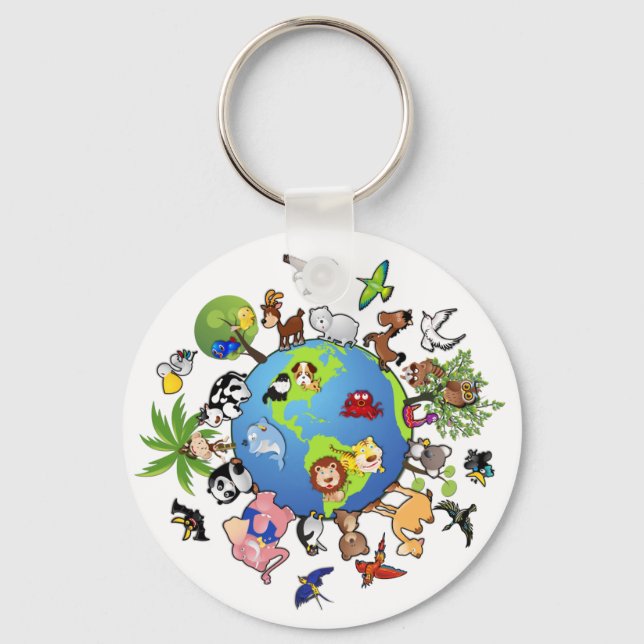 Animal Kingdom Keychain (Front)