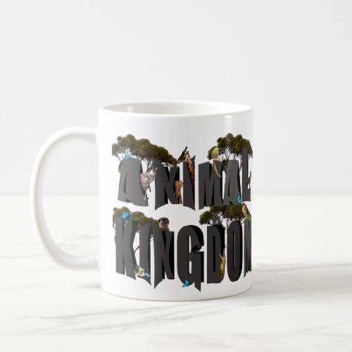 Animal Kingdom Logo With Animals Coffee Mug