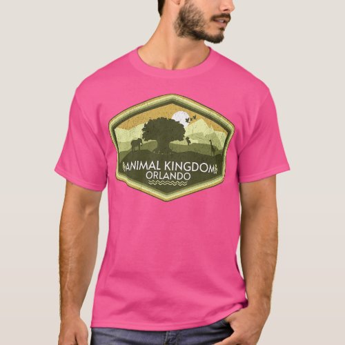 Animal Kingdom Orlando Retro Vintage Distressed Fl T_Shirt