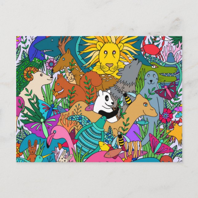 Animal Kingdom Postcard (Front)