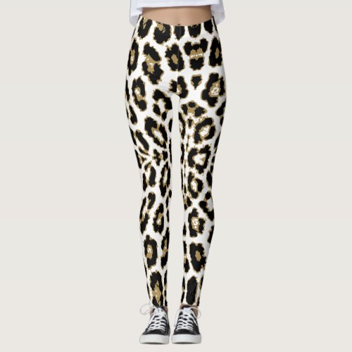 Animal Leopard Cheetah Print Pattern Leggings