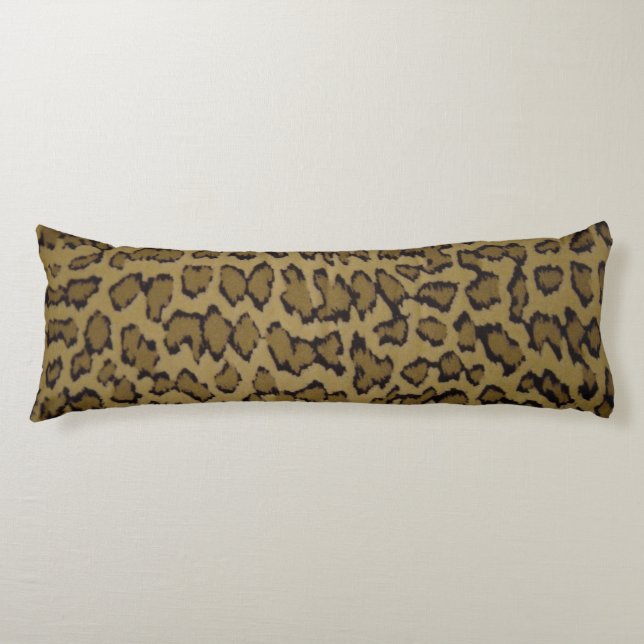 ANIMAL LEOPARD PRINT BODY PILLOW (Front)