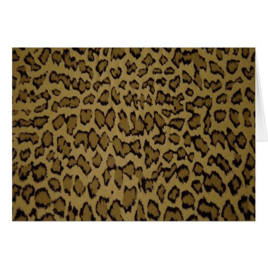 ANIMAL LEOPARD PRINT CARDS (Front Horizontal)
