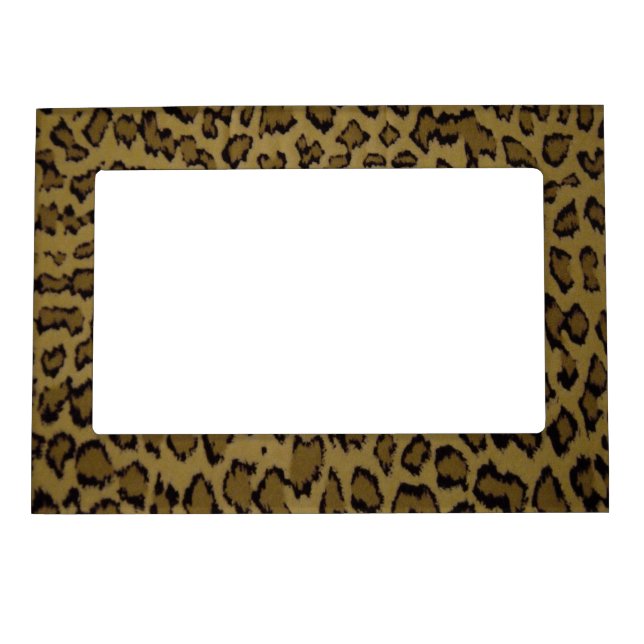 ANIMAL LEOPARD PRINT MAGNETIC FRAME (Front)