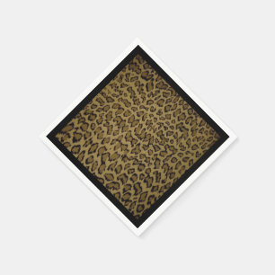 ANIMAL LEOPARD PRINT PAPER NAPKINS