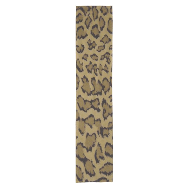 ANIMAL LEOPARD PRINT SHORT TABLE RUNNER (Front)