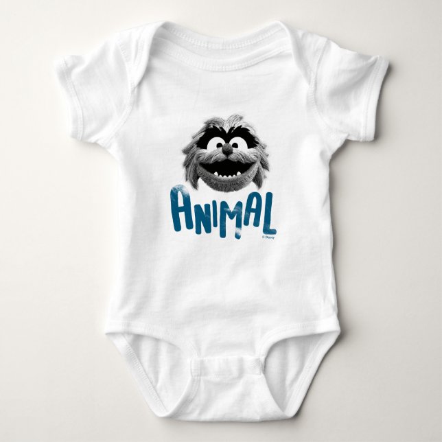 Animal - Let's Rock Baby Bodysuit (Front)