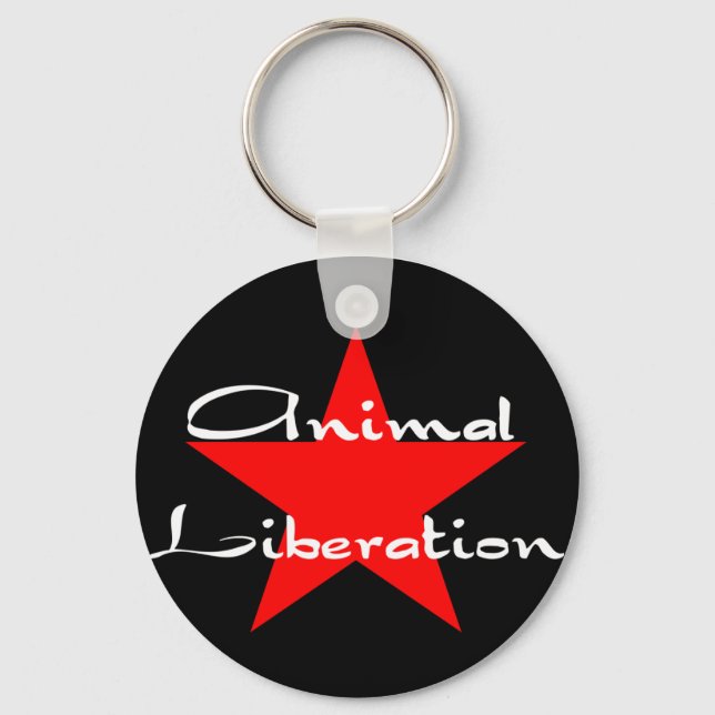 animal liberation keychain (Front)