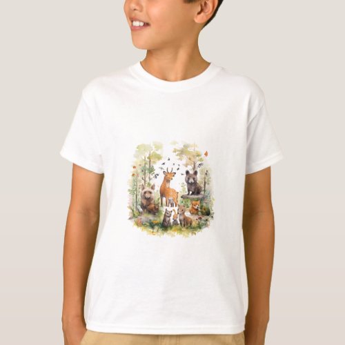 animal love environmental love happiness healing T_Shirt