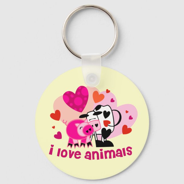 Animal Love Keychain (Front)