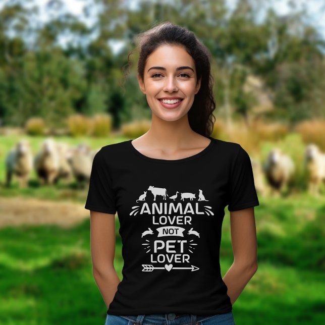 Animal Love Not Pet Love, Vegan Activism T-Shirt (Creator Uploaded)