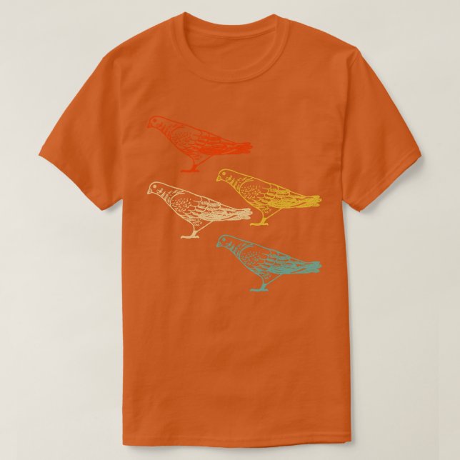 Animal Lover Bird Pigeon Breeder Pigeon T-Shirt (Design Front)