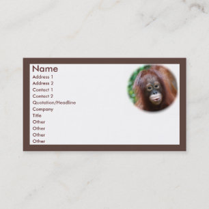 Animal Lover Business Card