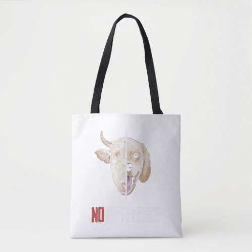 Animal Lover Cute Cow Dog Vegan Perfect design fo Tote Bag