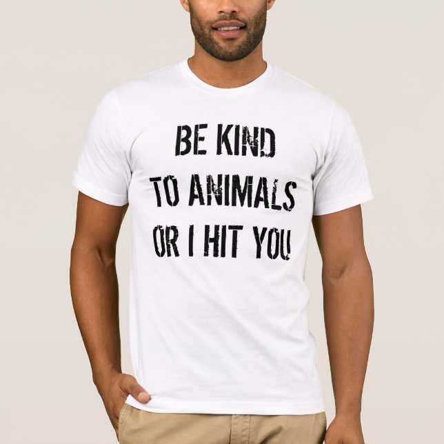 Animal lover funny quote top t-shirt (Front)