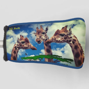 Animal Lover Giraffe Trendy Putter Golf Head Cover