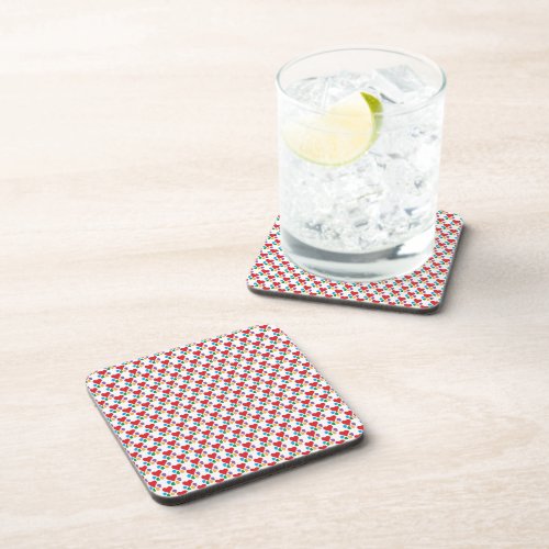 Animal Lover_Heart_Paw pattern Drink Coaster