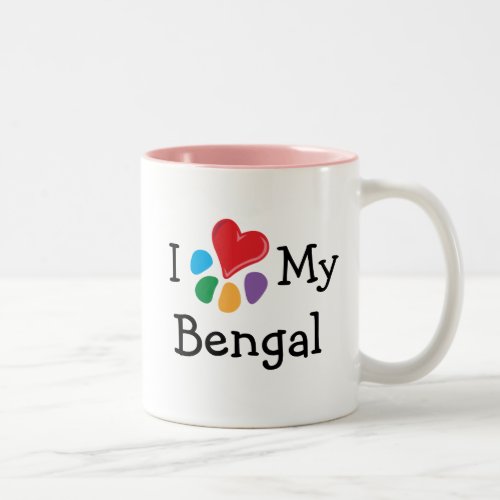 Animal Lover_I Heart My Bengal Two_Tone Coffee Mug