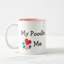 Animal Lover_I Heart My Poodle mug