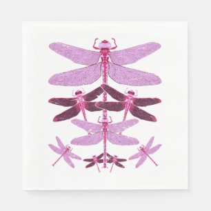Animal lover insect animal gift dragonfly napkins